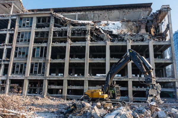 Commercial Building Demolition in Johnstown