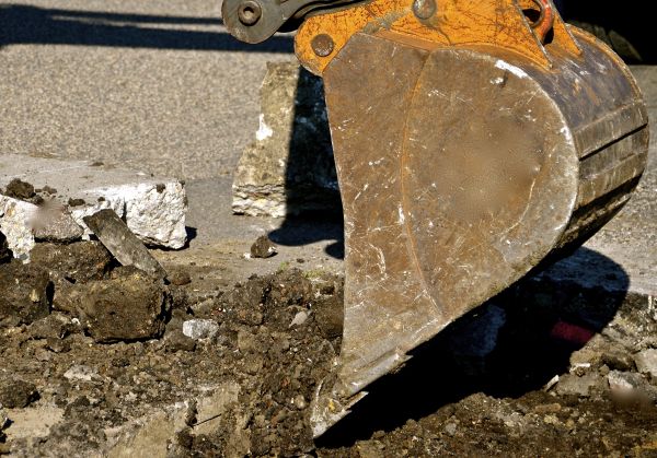 Cement Pad Demolition in Johnstown